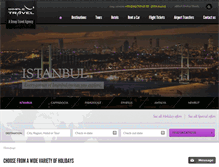Tablet Screenshot of dimpletravel.com